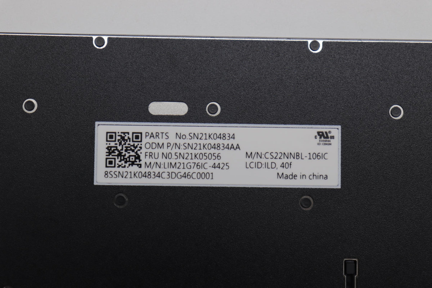Lenovo Nb_Kyb Cs23 Nm Top,Bk-Nbl,Chy, - 5N21K05056