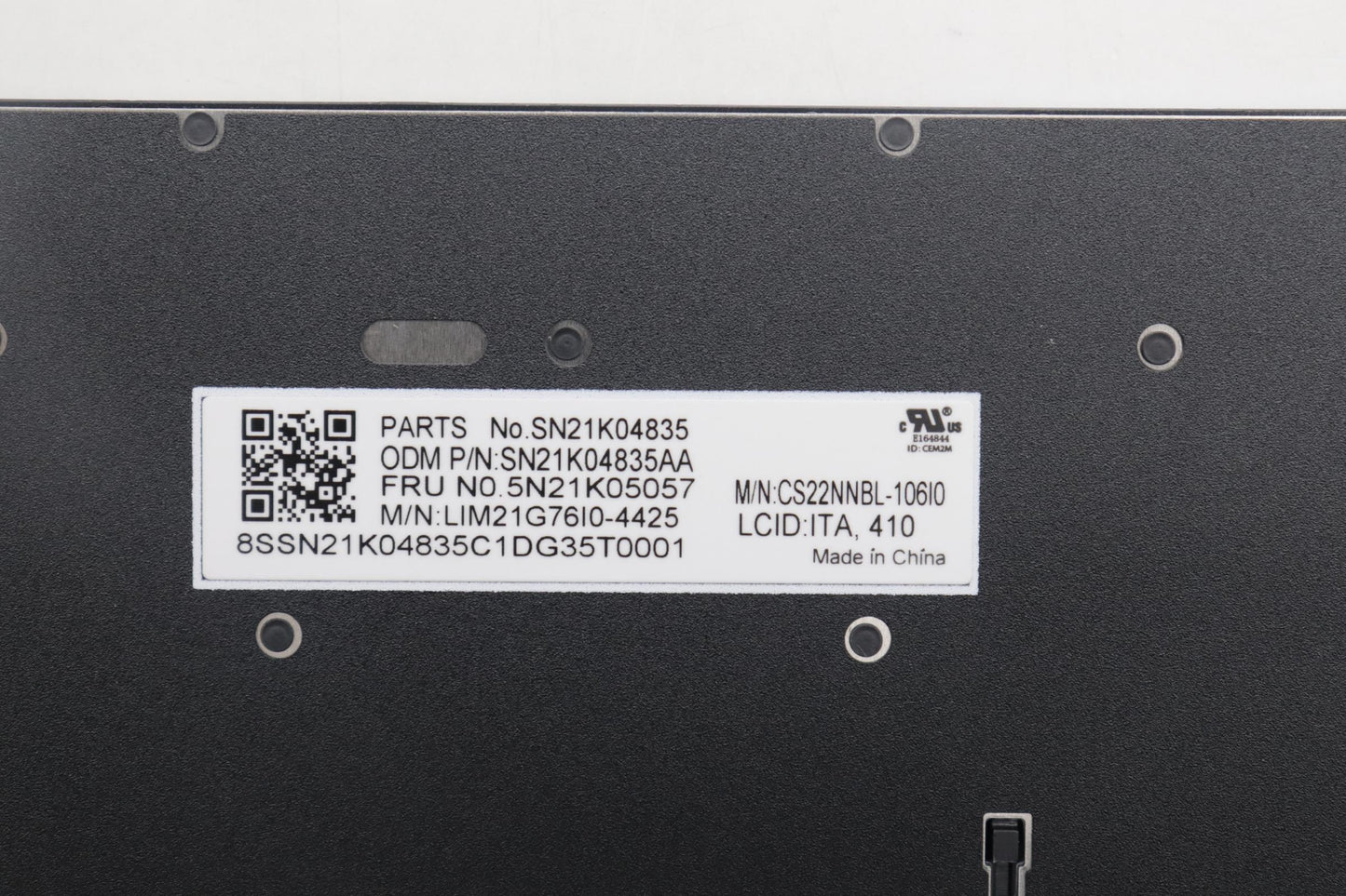 Lenovo Nb_Kyb Cs23 Nm Top,Bk-Nbl,Chy, - 5N21K05057