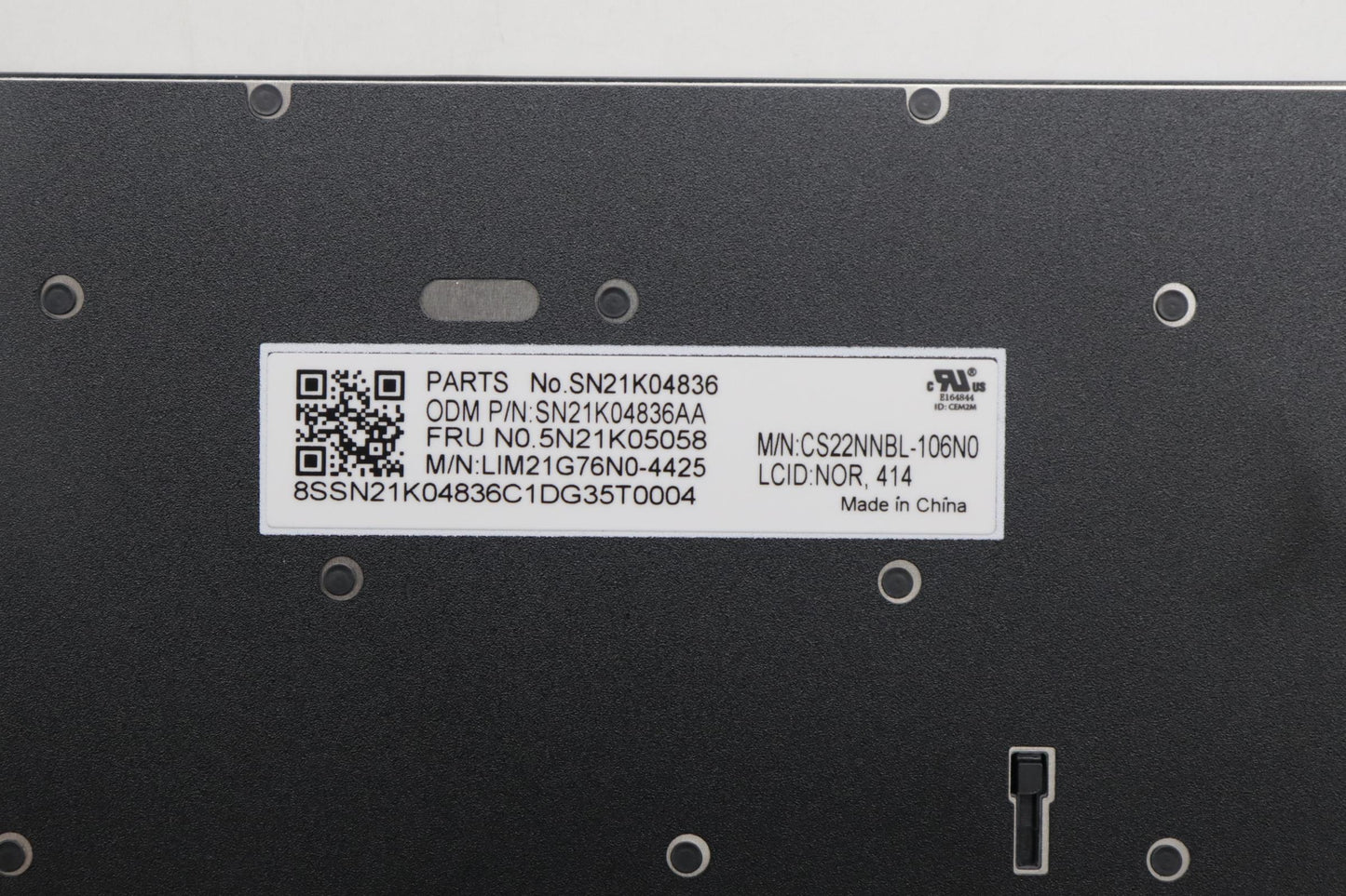 Lenovo Nb_Kyb Cs23 Nm Top,Bk-Nbl,Chy, - 5N21K05058