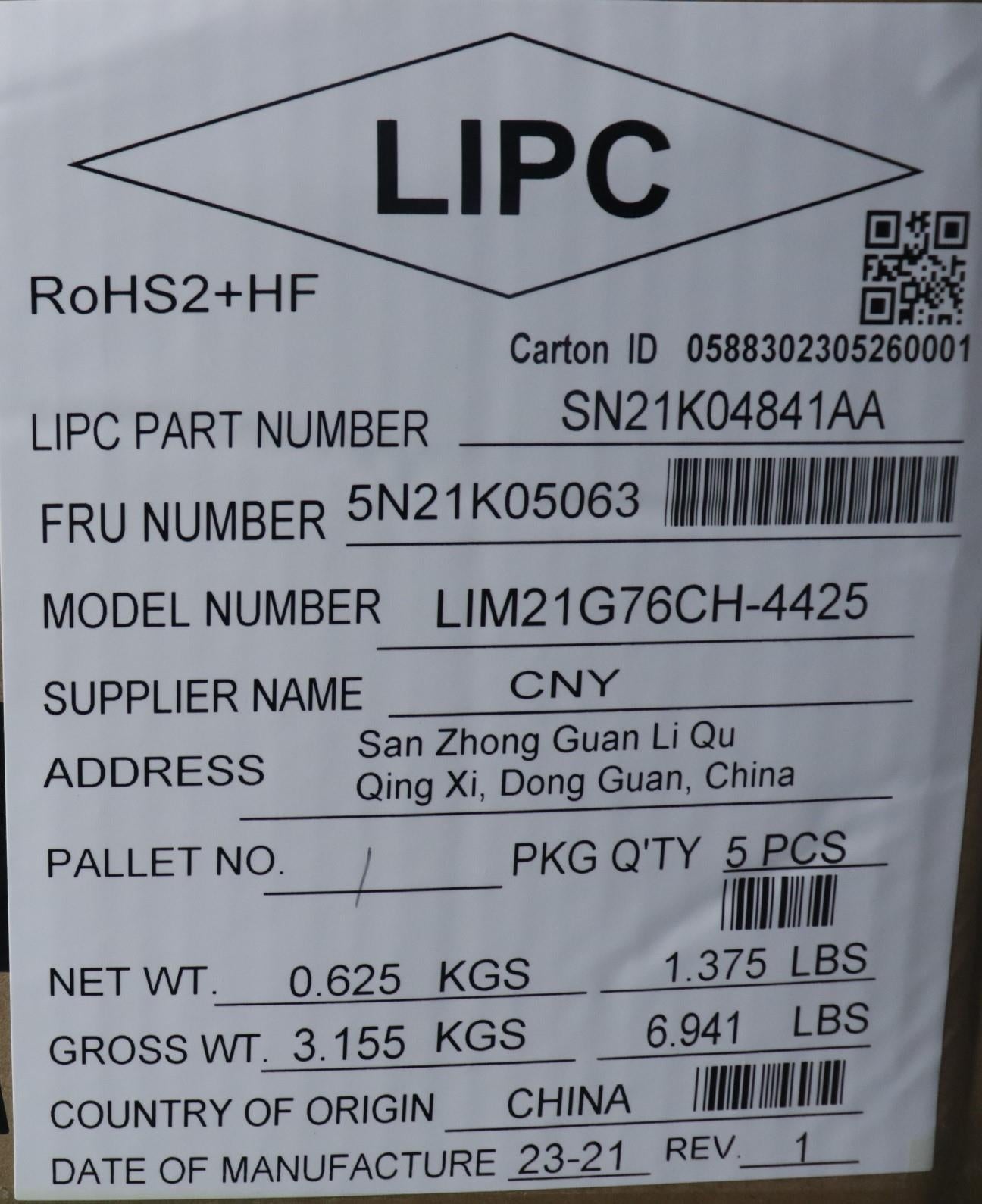 Lenovo Nb_Kyb Cs23 Nm Top,Bk-Nbl,Chy, - 5N21K05063