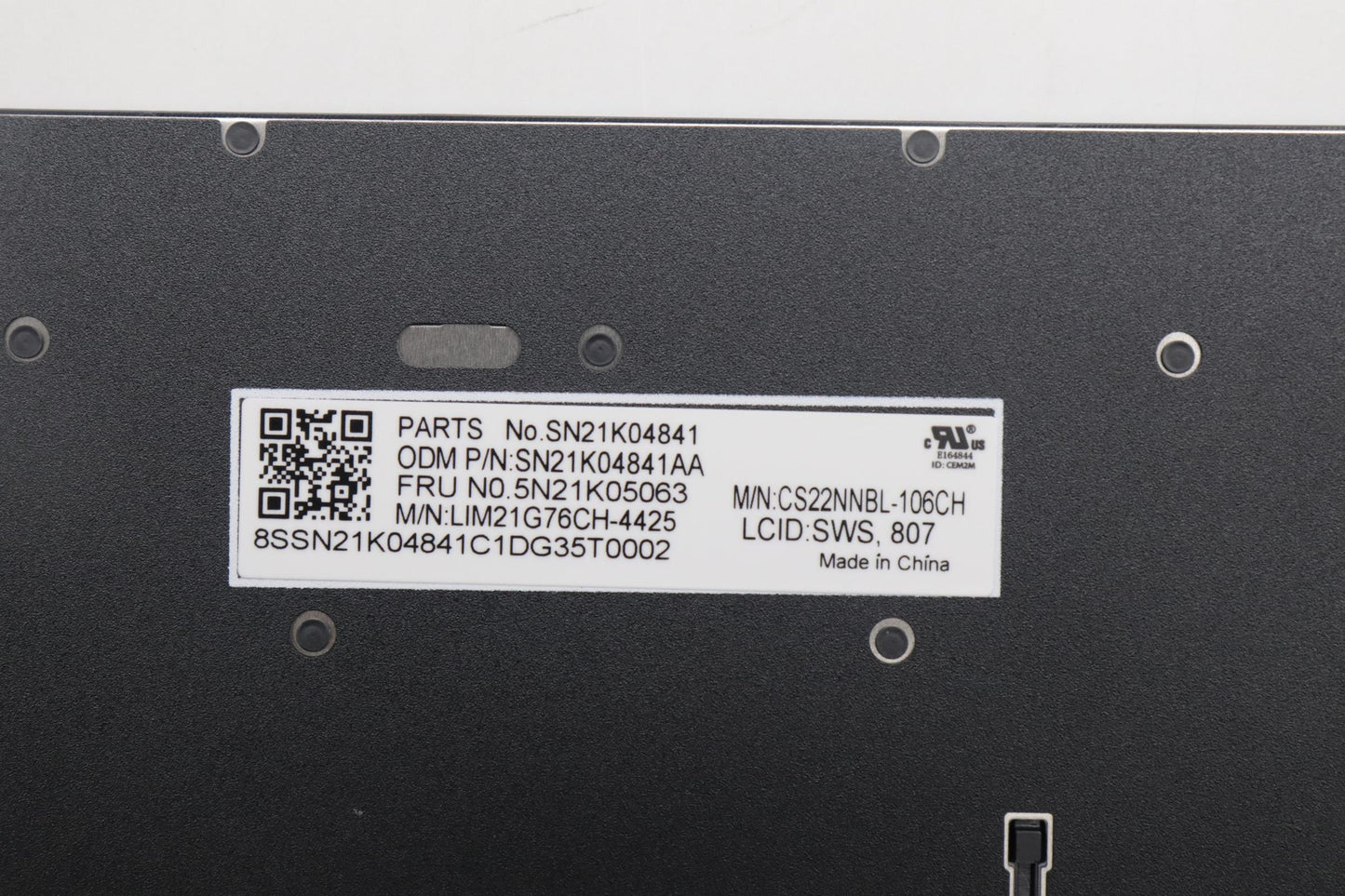 Lenovo Nb_Kyb Cs23 Nm Top,Bk-Nbl,Chy, - 5N21K05063