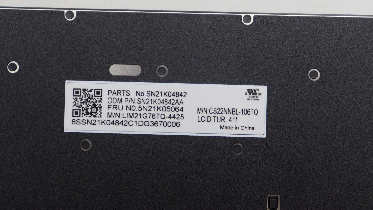 Lenovo Nb_Kyb Cs23 Nm Top,Bk-Nbl,Chy, - 5N21K05064