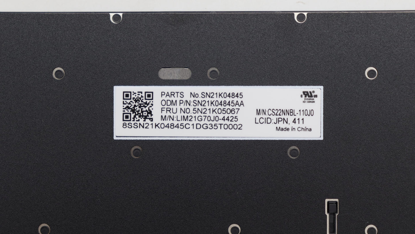 Lenovo Nb_Kyb Cs23 Nm Top,Bk-Nbl,Chy, - 5N21K05067