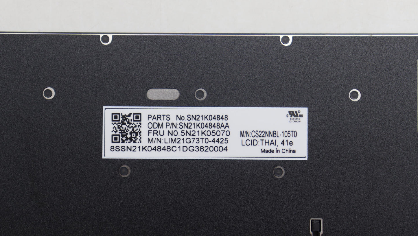 Lenovo Nb_Kyb Cs23 Nm Top,Bk-Nbl,Chy, - 5N21K05070