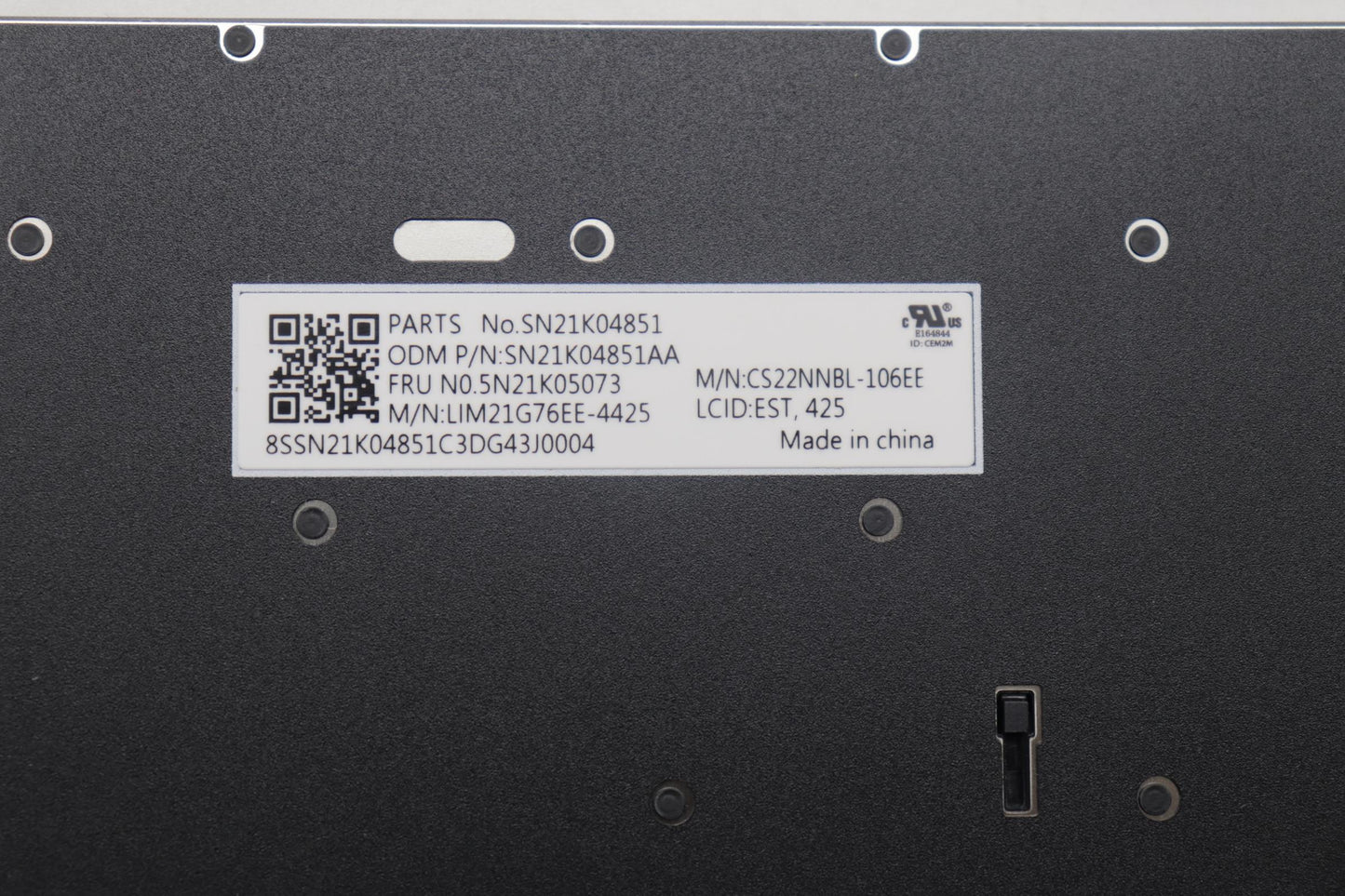 Lenovo Nb_Kyb Cs23 Nm Top,Bk-Nbl,Chy, - 5N21K05073