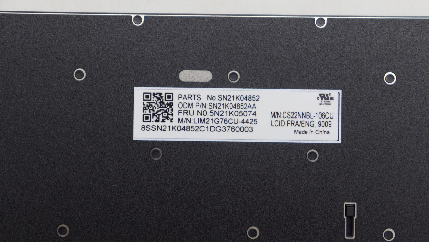 Lenovo Nb_Kyb Cs23 Nm Top,Bk-Nbl,Chy, - 5N21K05074