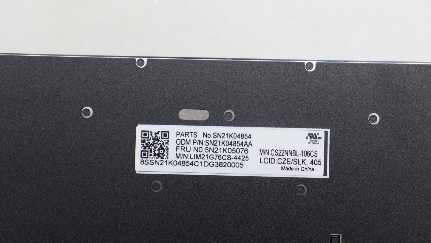 Lenovo Nb_Kyb Cs23 Nm Top,Bk-Nbl,Chy, - 5N21K05076