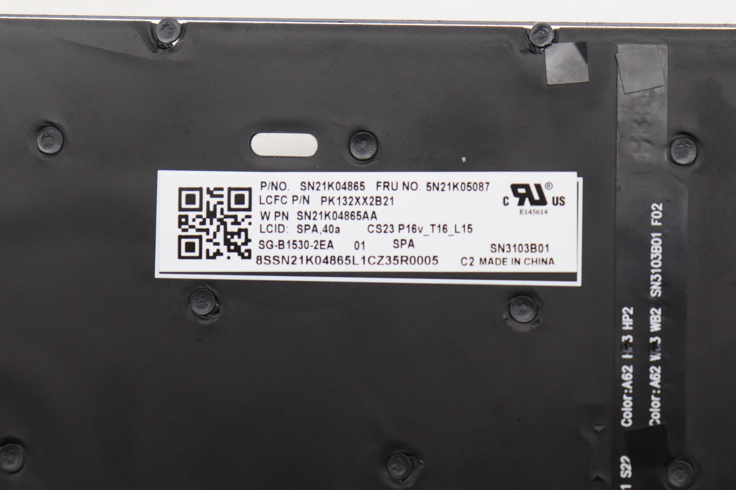 Lenovo Nb_Kyb Cs23 Nm Top,Bk-Bl,Ltn,S - 5N21K05087