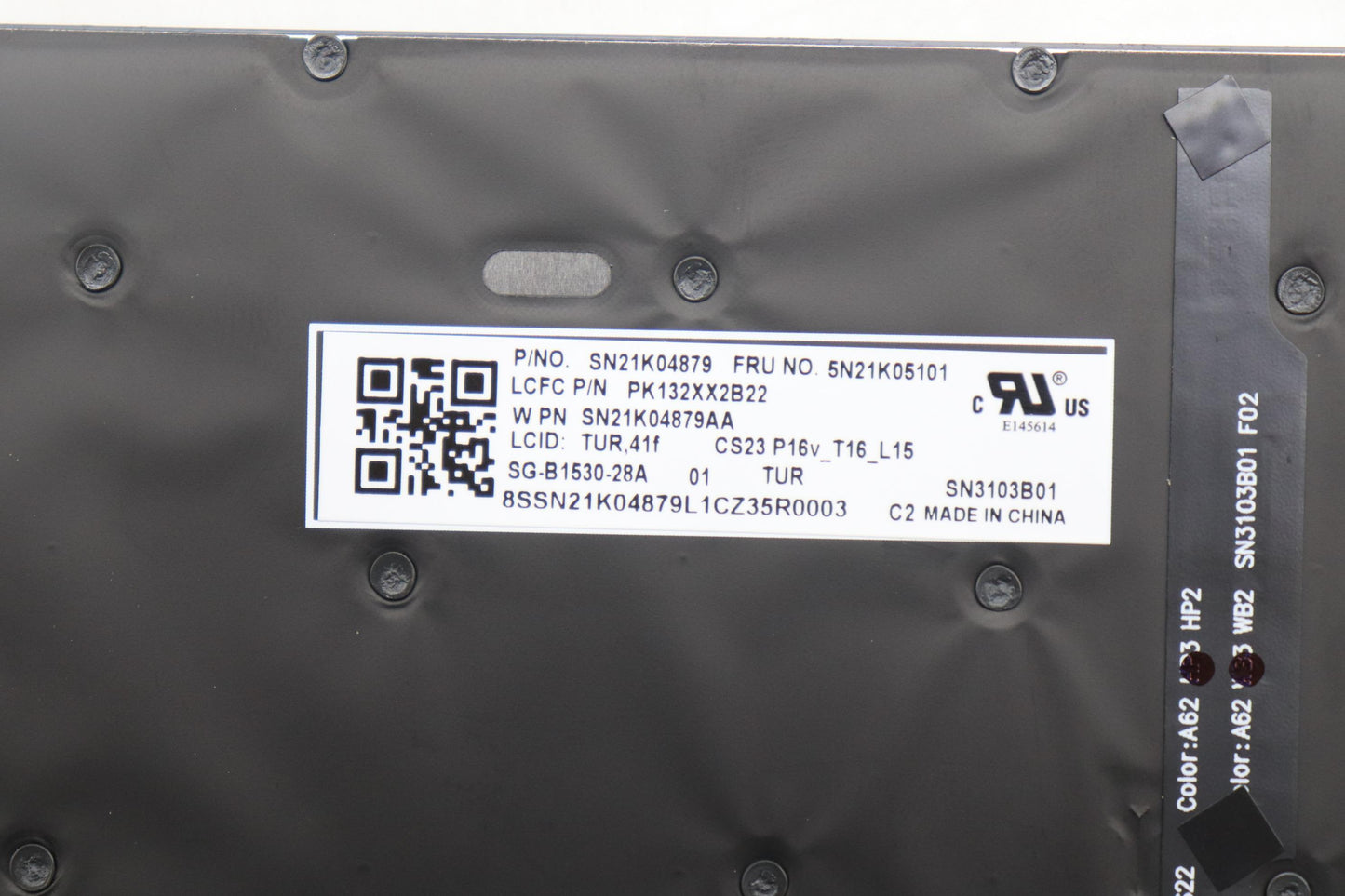 Lenovo Nb_Kyb Cs23 Nm Top,Bk-Bl,Ltn,T - 5N21K05101