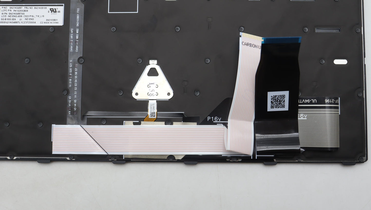 Lenovo Nb_Kyb Cs23 Nm Top,Bk-Bl,Ltn,I - 5N21K05109