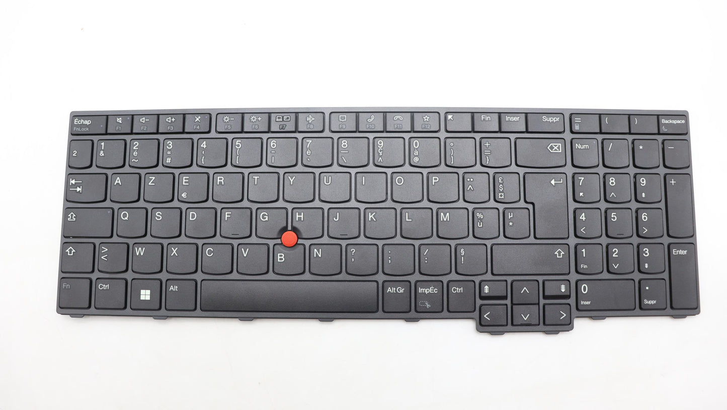 Lenovo Internal Keyboard, French Layout, Non-Backlit - 5N21K05125