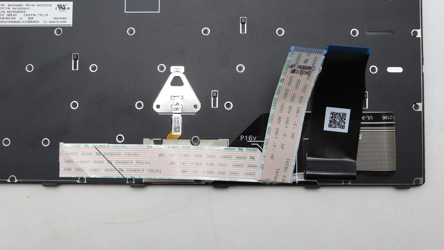 Lenovo Nb_Kyb Cs23 Nm Top,Bk-Nbl,Ltn, - 5N21K05126