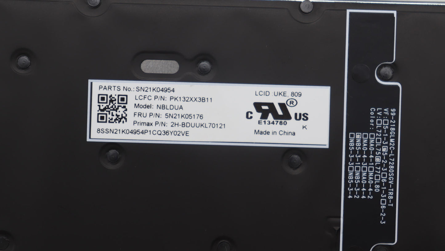 Lenovo Nb_Kyb Cs23 Nm Top,Bk-Bl,Pmx,U - 5N21K05176