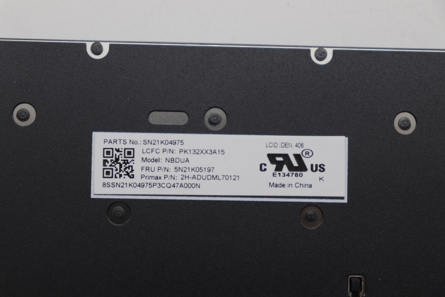 Lenovo Nb_Kyb Cs23 Nm Top,Bk-Nbl,Pmx, - 5N21K05197