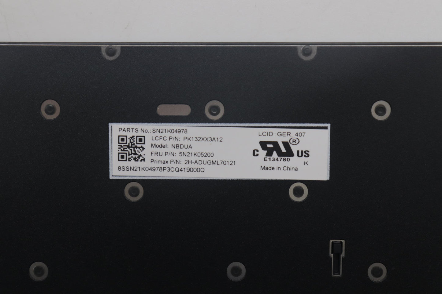 Lenovo Nb_Kyb Cs23 Nm Top,Bk-Nbl,Pmx, - 5N21K05200