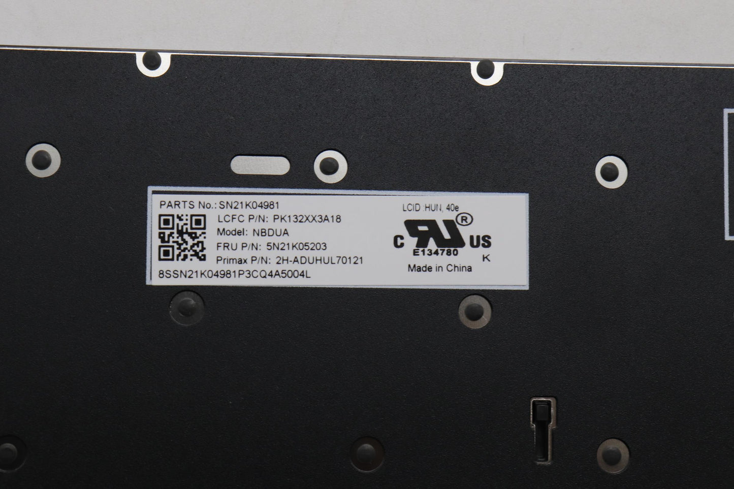 Lenovo Nb_Kyb Cs23 Nm Top,Bk-Nbl,Pmx, - 5N21K05203