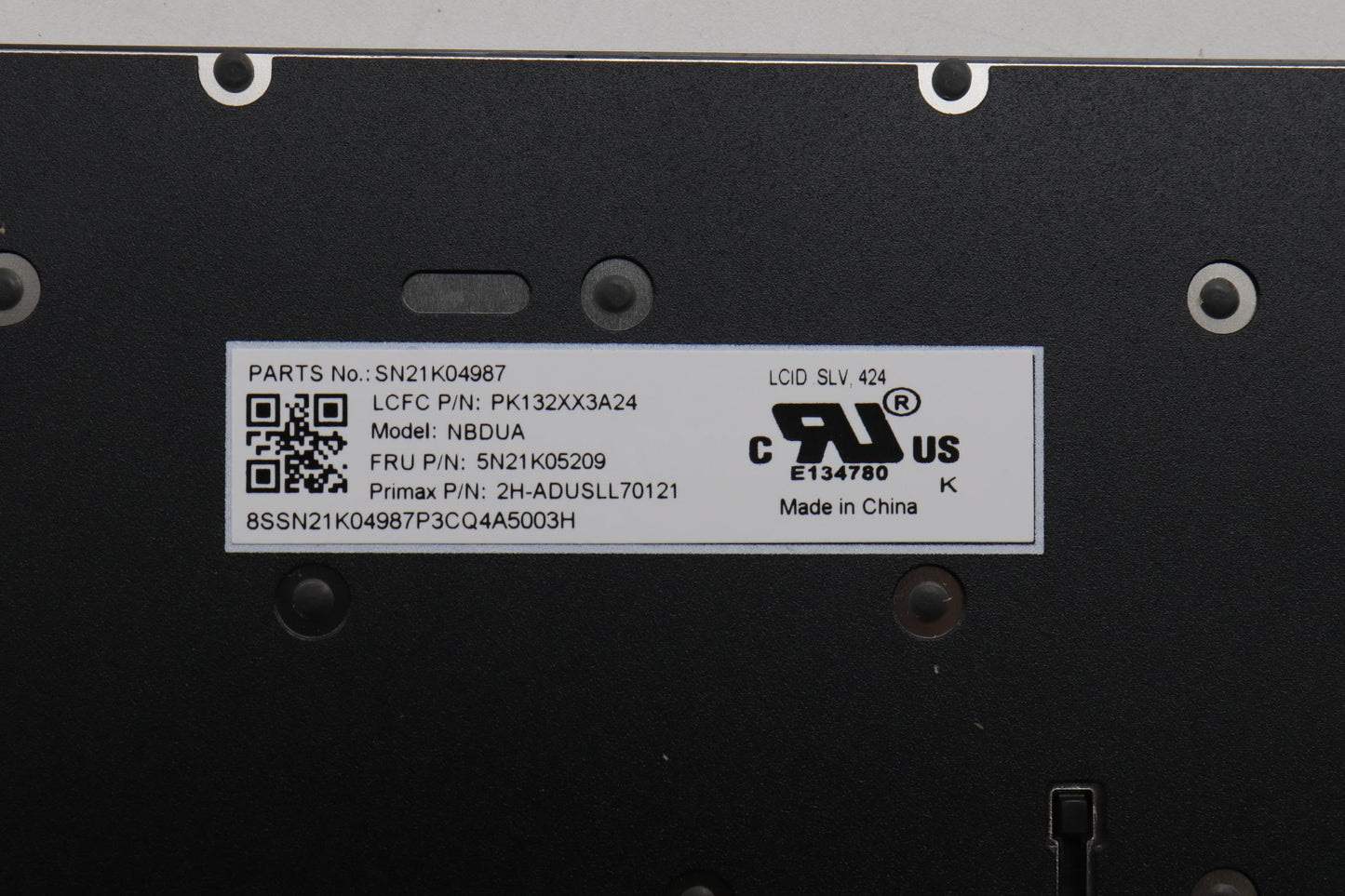 Lenovo Nb_Kyb Cs23 Nm Top,Bk-Nbl,Pmx, - 5N21K05209