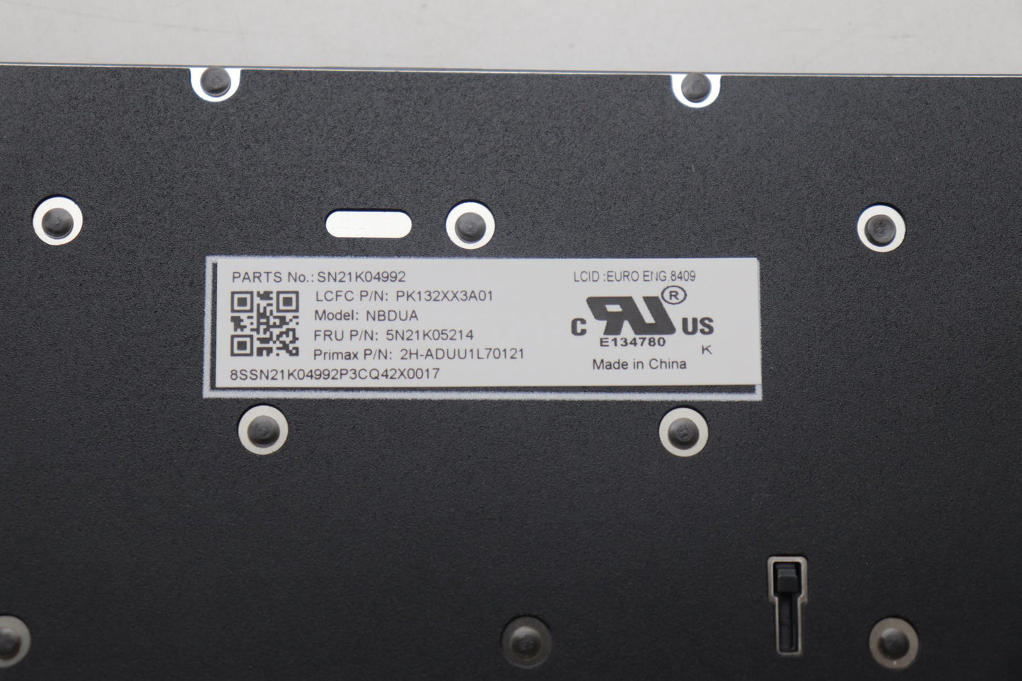 Lenovo Nb_Kyb Cs23 Nm Top,Bk-Nbl,Pmx, - 5N21K05214