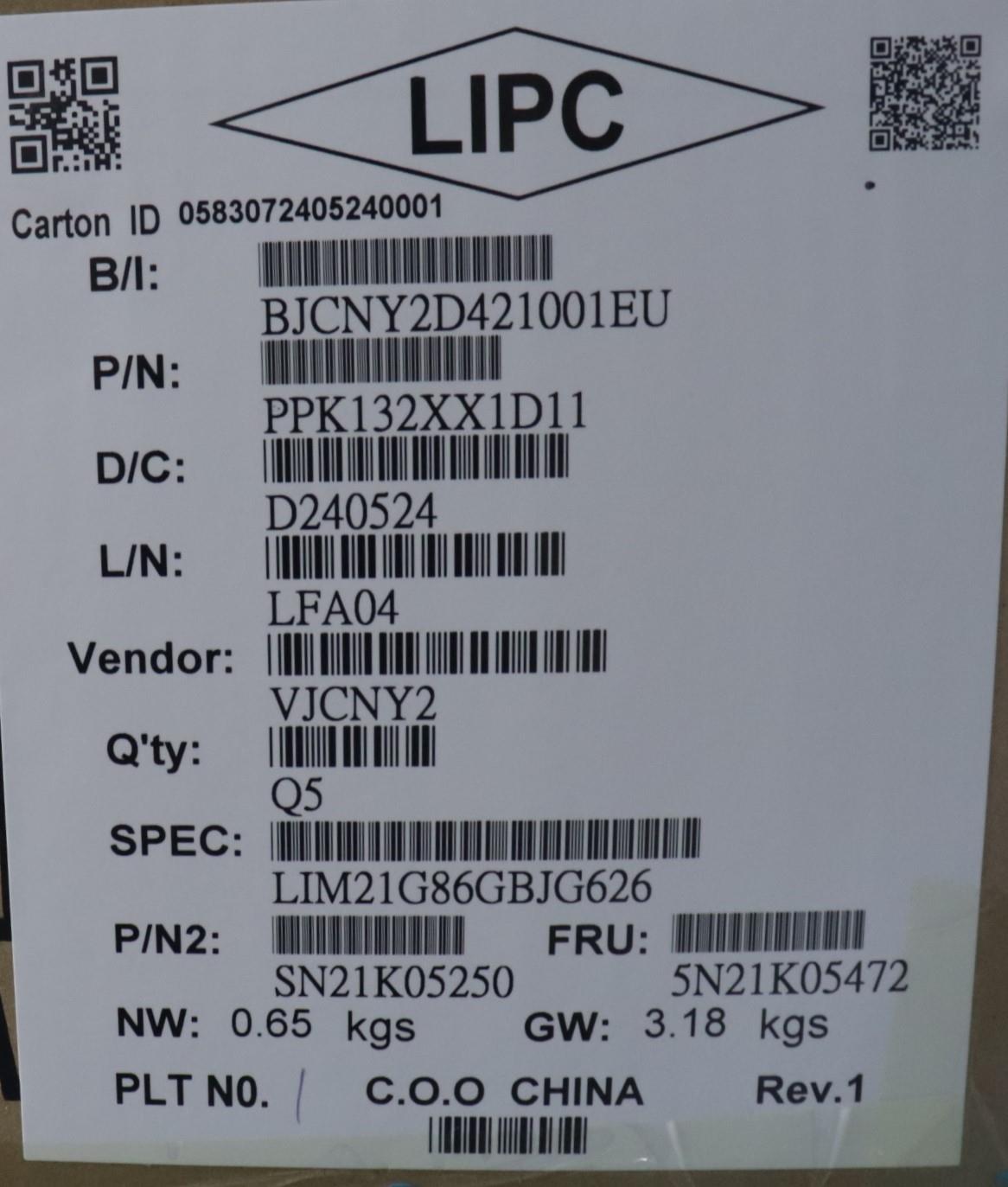 Lenovo Nb_Kyb Cs23 Nm Top,Gr-Bl,Chy,U - 5N21K05472