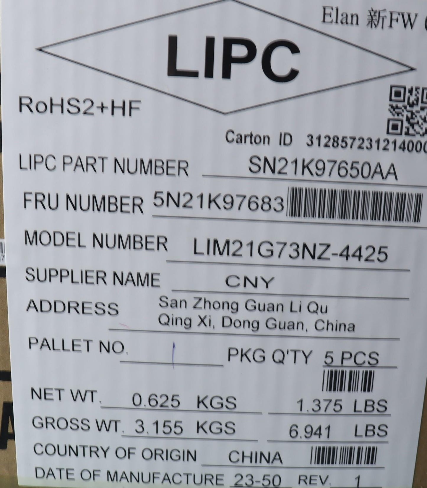 Lenovo Nb_Kyb Cs23 Nm Top,Bk-Nbl,Chy, - 5N21K97683