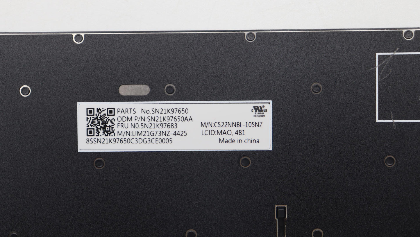 Lenovo Nb_Kyb Cs23 Nm Top,Bk-Nbl,Chy, - 5N21K97683