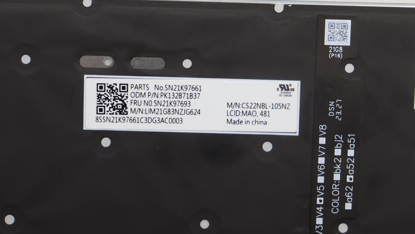 Lenovo Nb_Kyb Cs22 P16 Gr-Bl,Chy,Mao - 5N21K97693