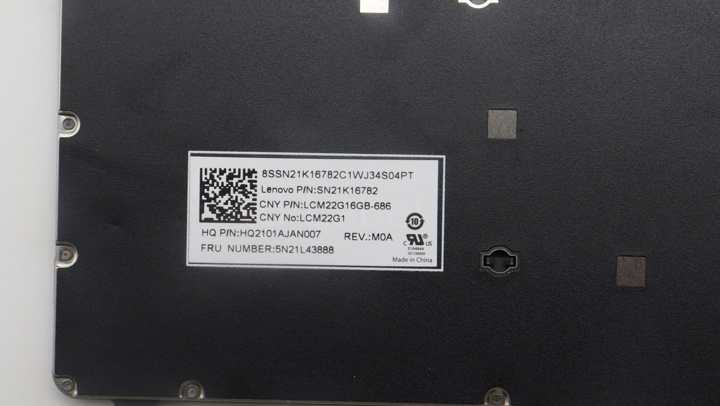 Lenovo Nb_Kyb Uk-Ph1Sre-Ccy-Grey-Nblk - 5N21L43888