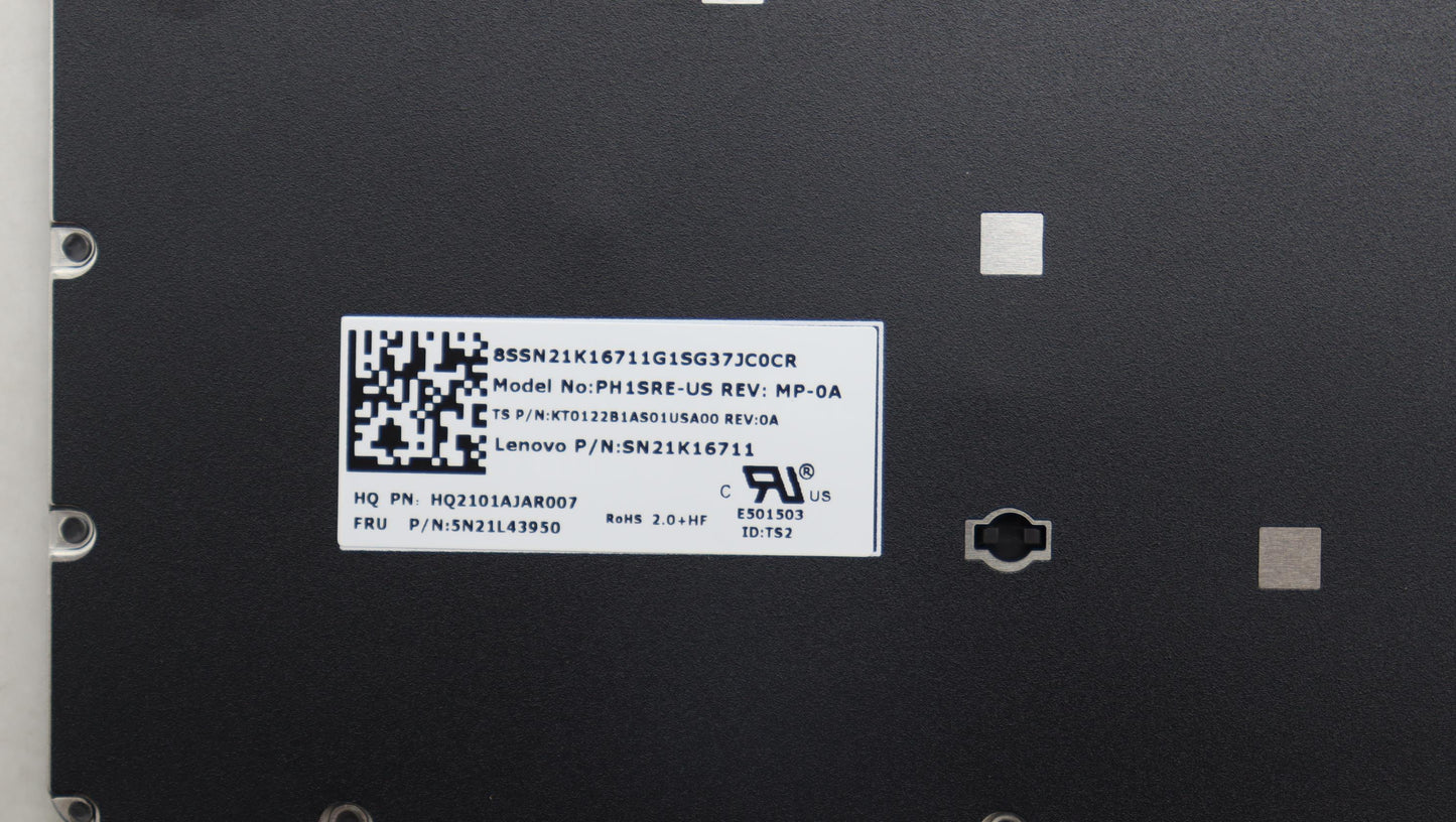 Lenovo Nb_Kyb Us-Ph1Sre-Tsg-Grey-Nblk - 5N21L43950