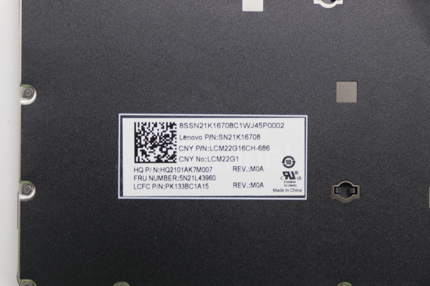 Lenovo Nb_Kyb Sw-Ph1Sre-Ccy-Grey-Nblk - 5N21L43960
