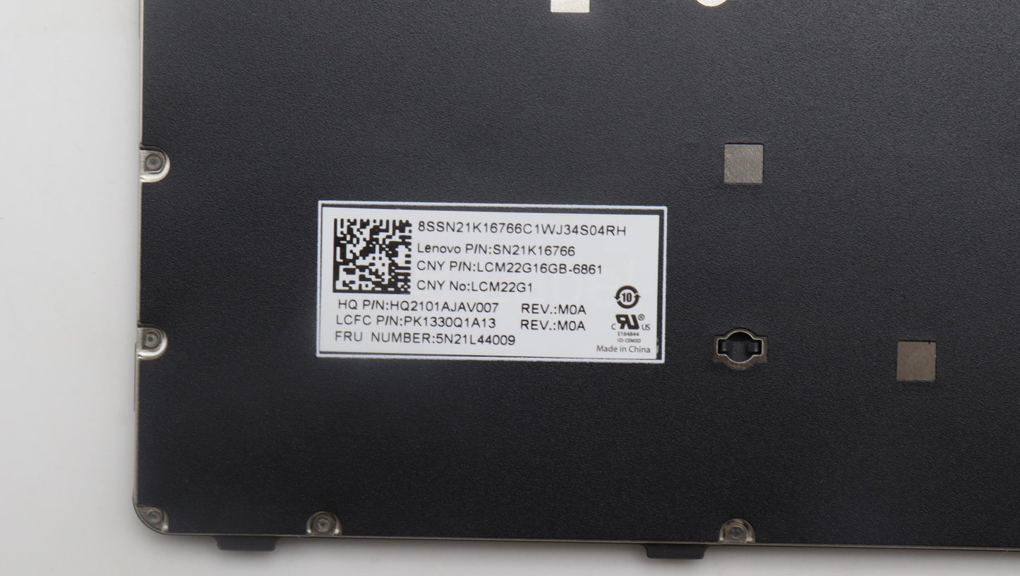 Lenovo Nb_Kyb Uk-Ph1Sre-Ccy-Grey-Nblk - 5N21L44009