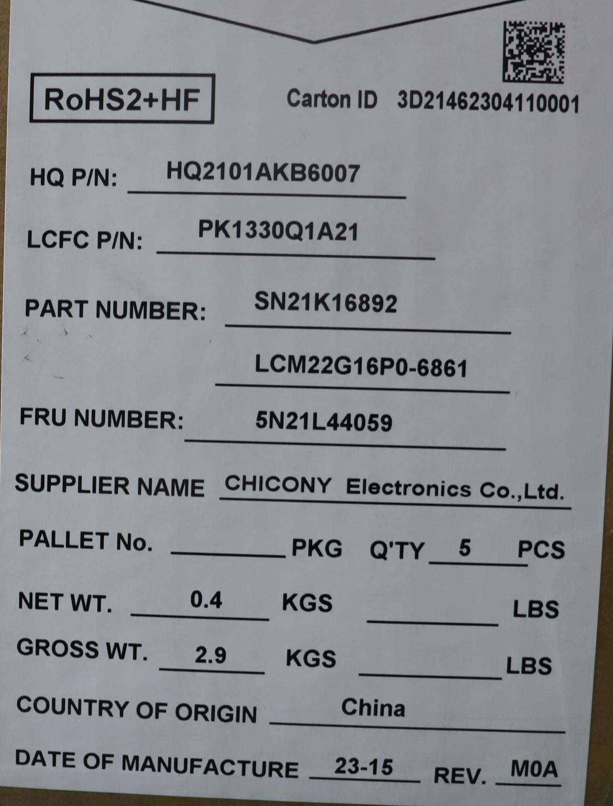 Lenovo Nb_Kyb Por-Ph1Sre-Ccy-Grey-Nbl - 5N21L44059