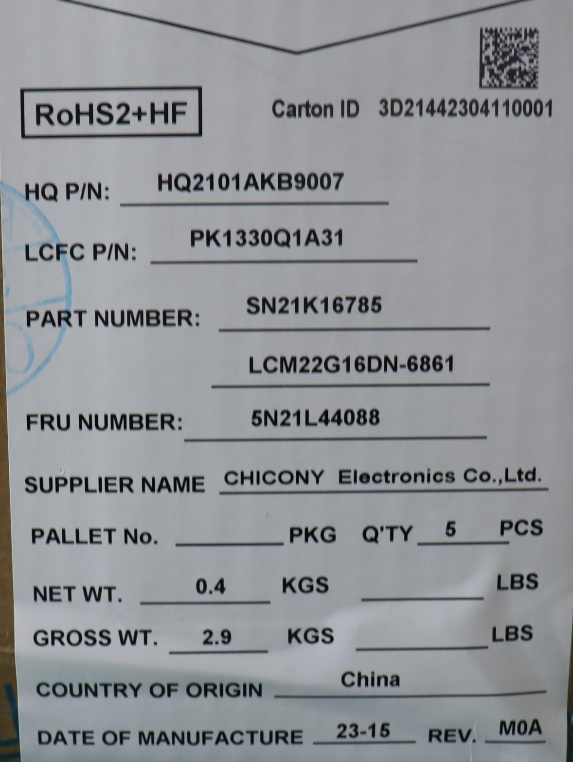 Lenovo Nb_Kyb Nod-Ph1Sre-Ccy-Grey-Nbl - 5N21L44088