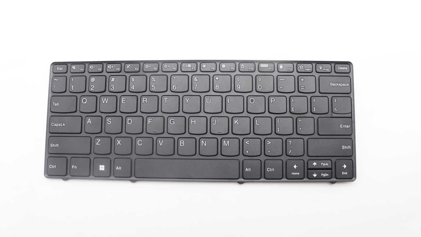 Lenovo Internal Keyboard, USA English Layout, Black, Non-Backlit - 5N21L44198