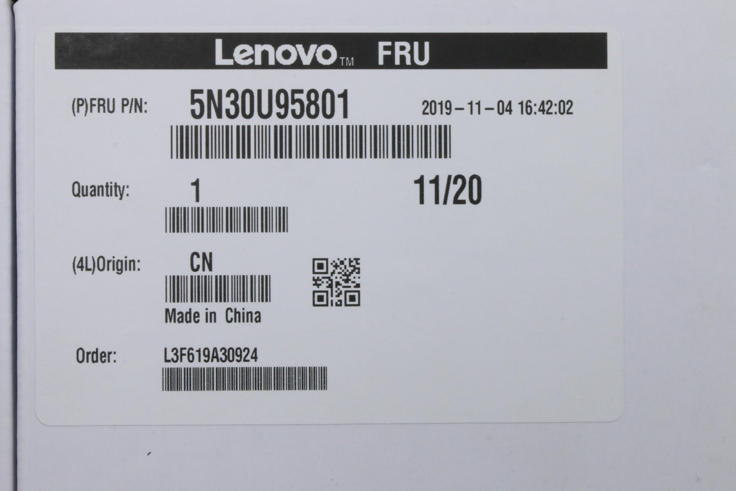 Lenovo Fru Aquantia 10G Ethernet Ada - 5N30U95801