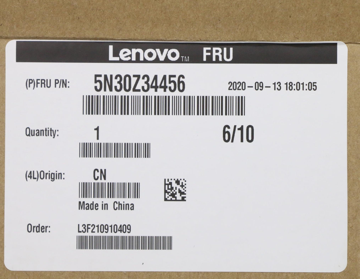 Lenovo Cards Misc Internal; Usb, Audi - 5N30Z34456