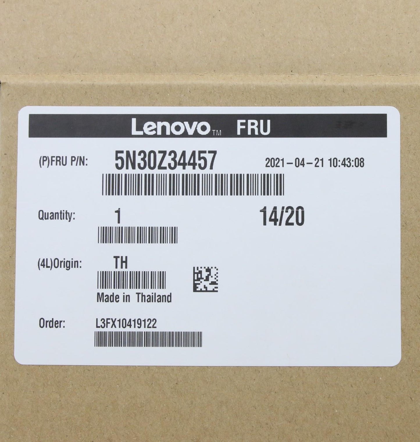 Lenovo Netwrk_Crd X550-T2 Dual Port C - 5N30Z34457