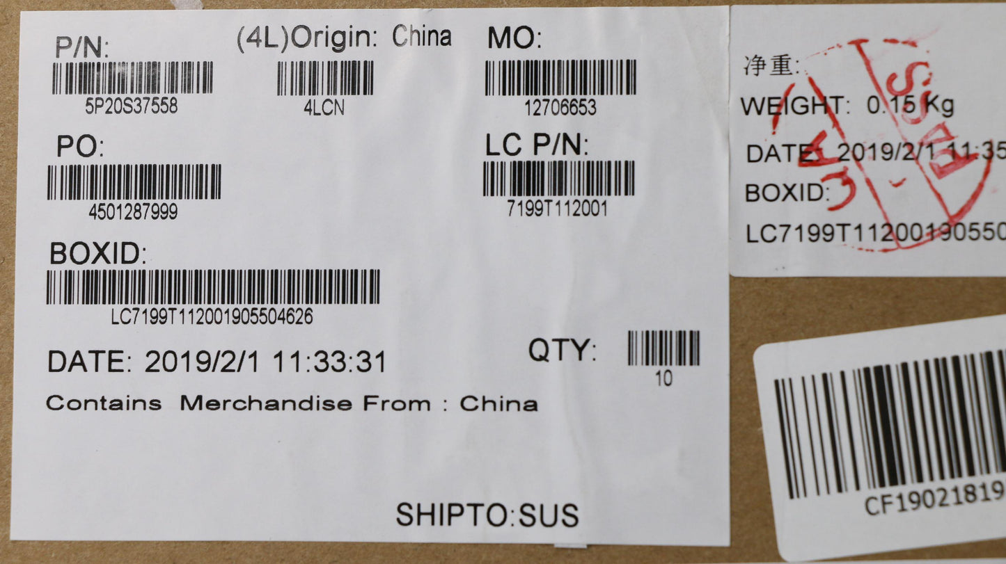 Lenovo Fg540 Thm_Pad Pcie_Ssd Weihan - 5P20S37558