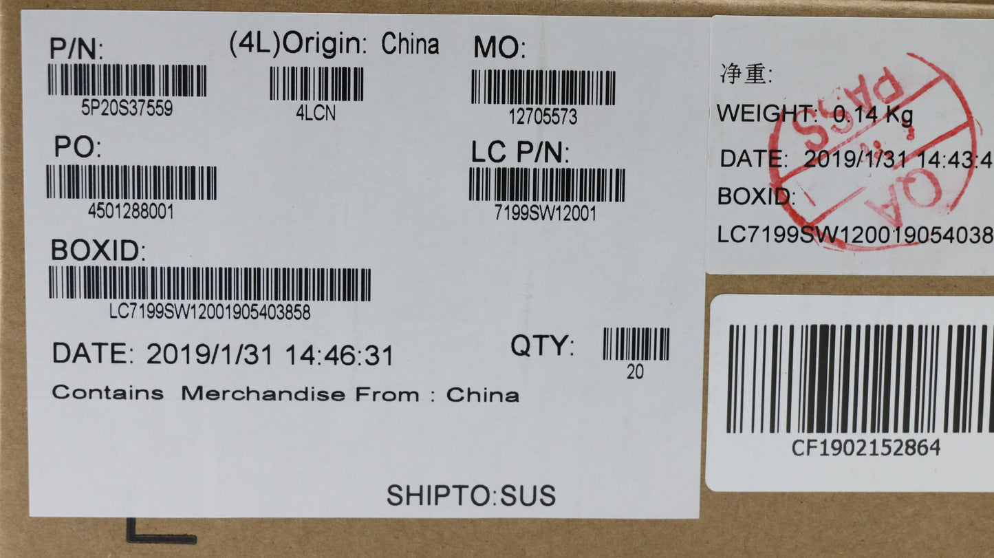 Lenovo Thm_Pad_2242_Ssd Weihan - 5P20S37559
