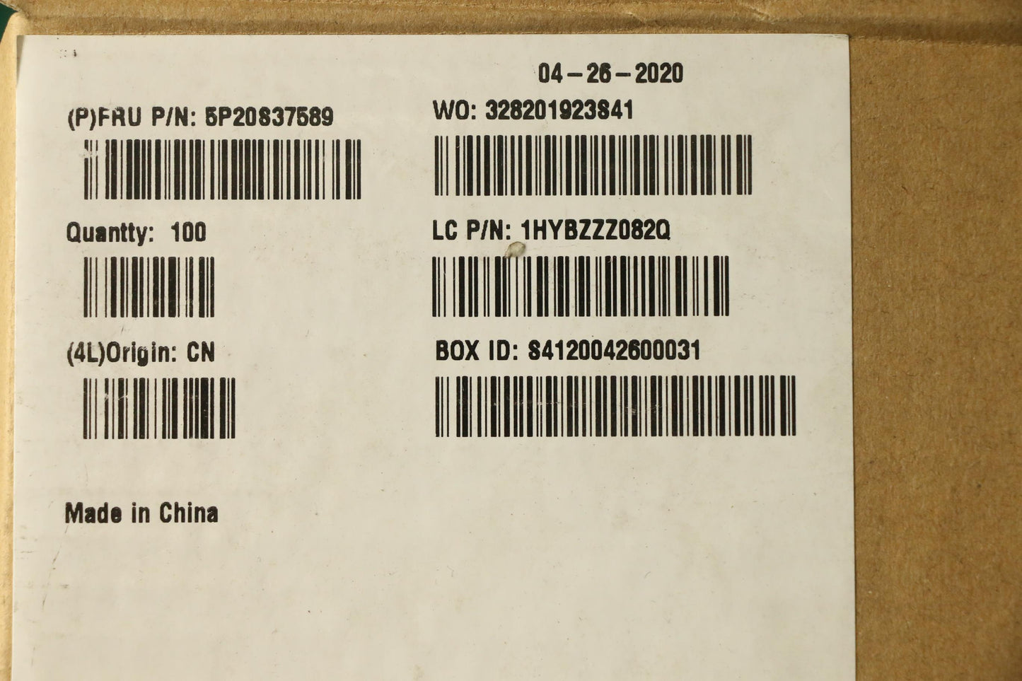 Lenovo Option Tape - 5P20S37589
