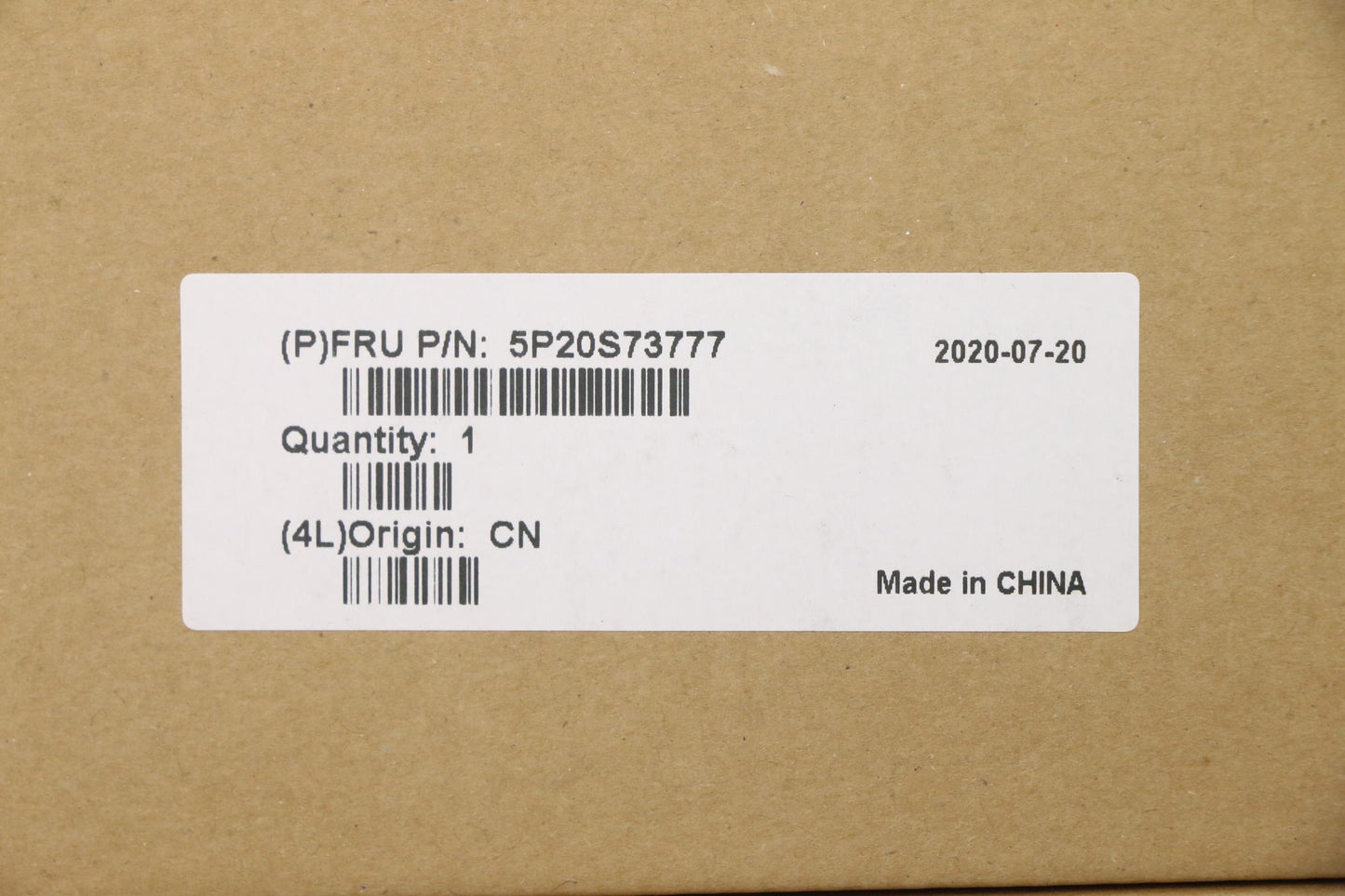 Lenovo Pad Fru Pad Thm_Pad_Ssd_19.5X5 - 5P20S73777