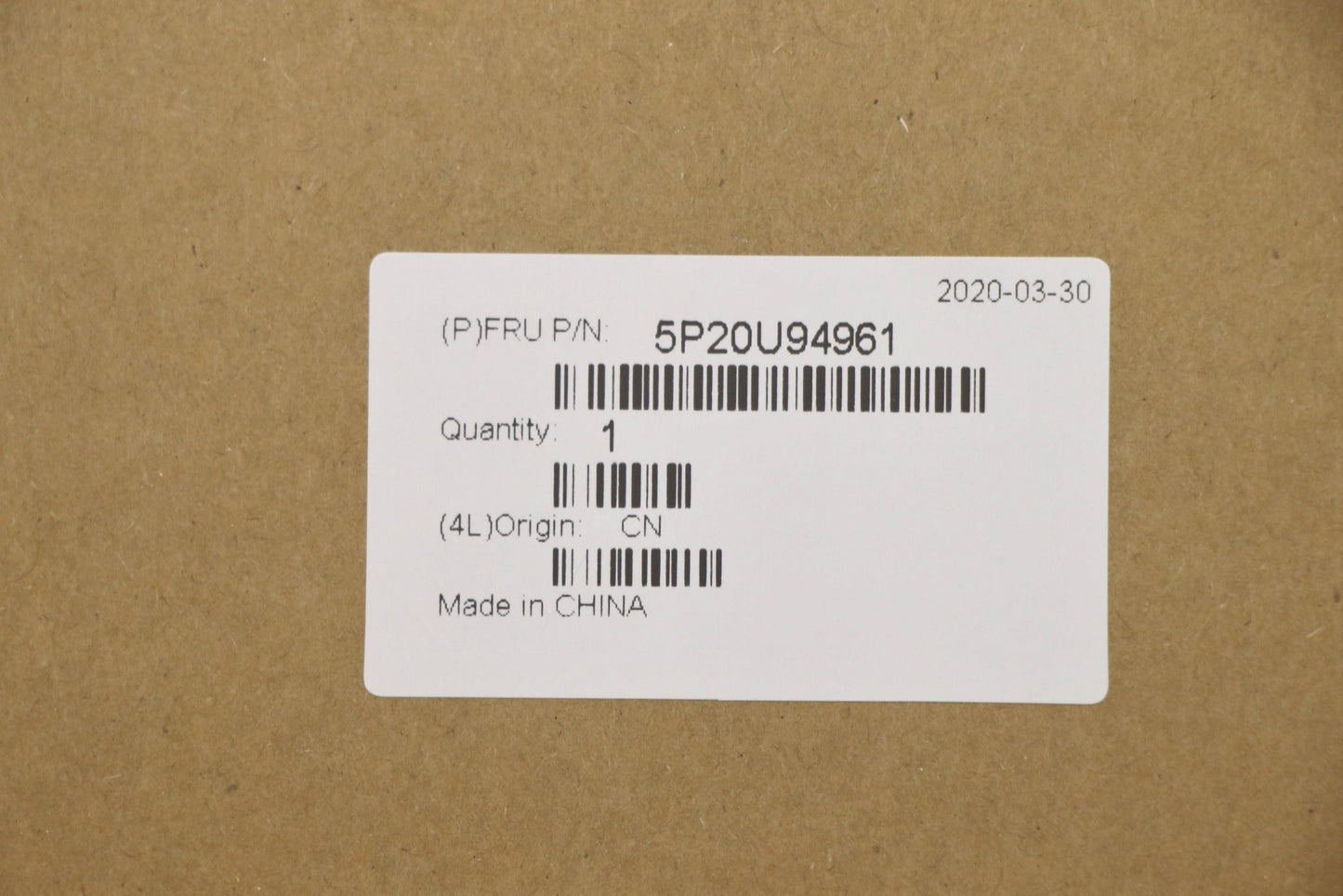Lenovo Fru Mbvr Thermal Pad P330Fxc - 5P20U94961