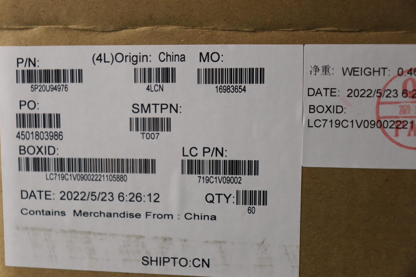 Lenovo Pad Thm_Pad_Lte Weihan - 5P20U94976