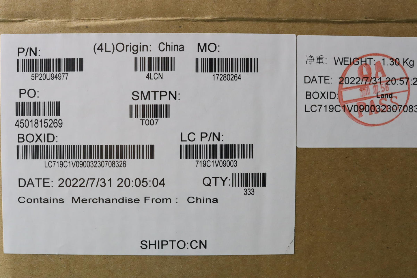 Lenovo Pad Thm_Pad_5G Weihan - 5P20U94977