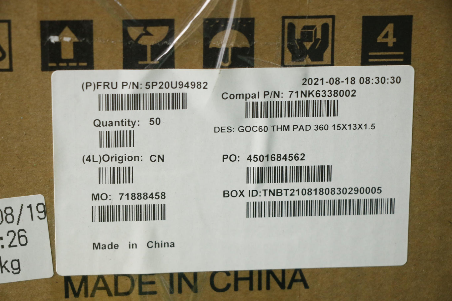 Lenovo Pad Goc31_Thm_Pad_T-Flex_360 - 5P20U94982