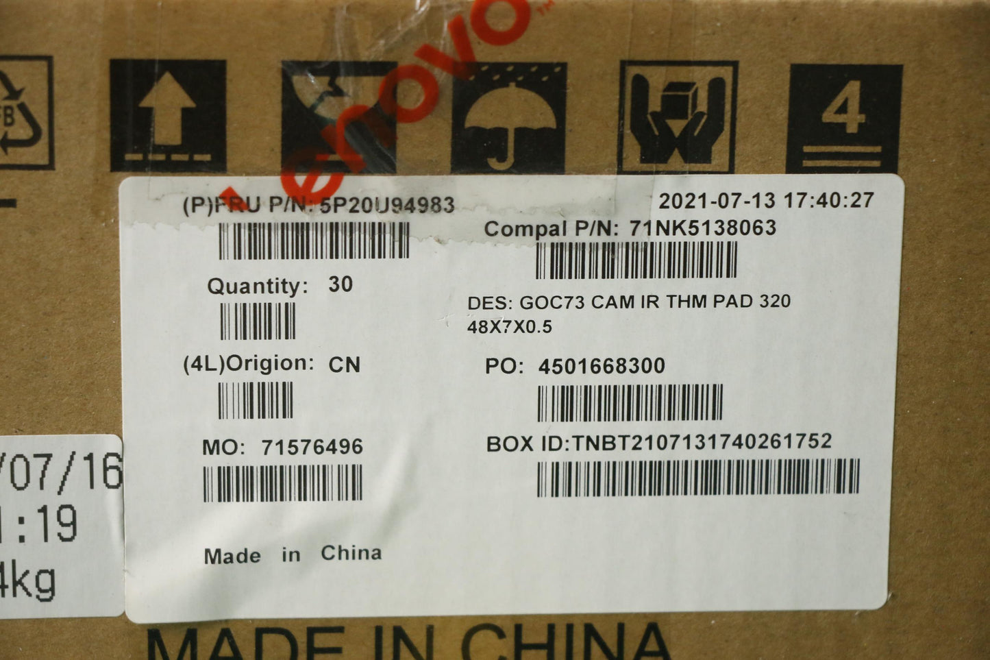 Lenovo Pad T-Flex_320_48X7X0.5Mm,Lair - 5P20U94983