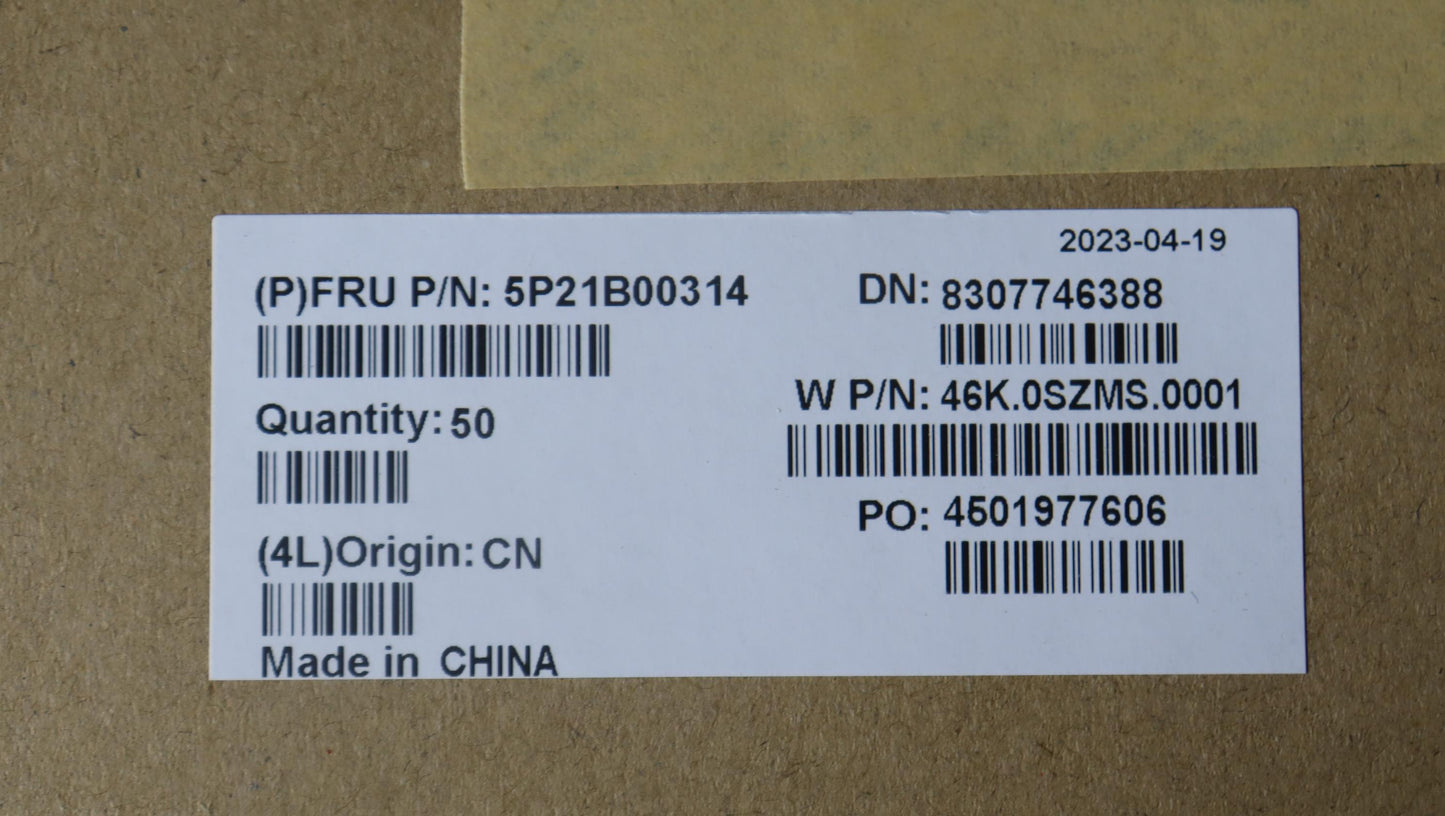 Lenovo Pad Fru Kit Chock+Dual Mos 13W - 5P21B00314