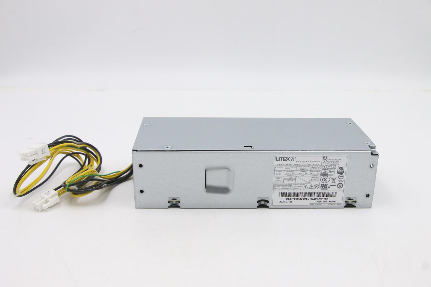 Lenovo (5P50V03185) FRU Power Supply, 100-240Vac, 180W, 7.4L, 85% Efficiency