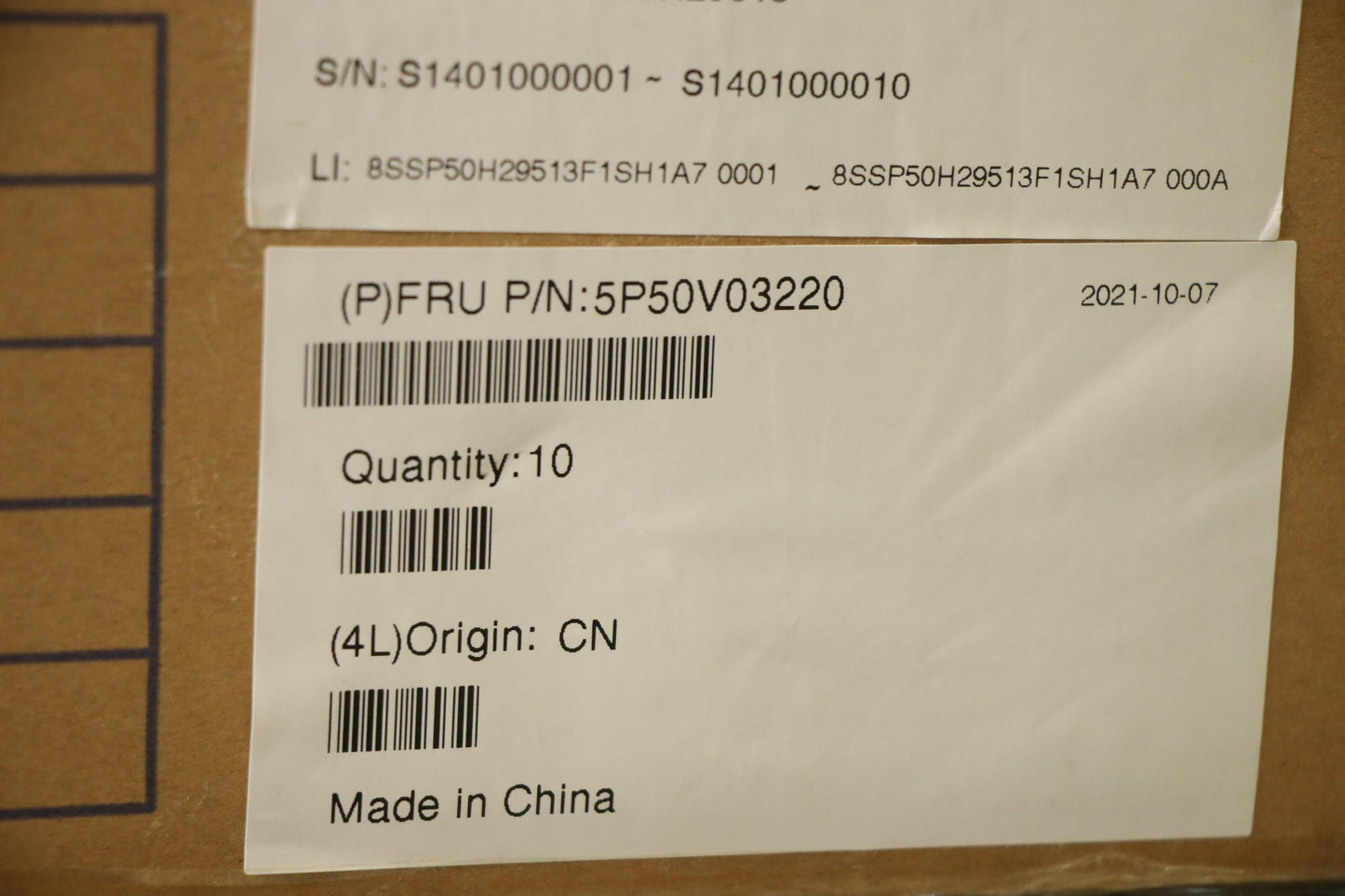 Lenovo Pwr_Supply 100-240Vac,400W 92% - 5P50V03220