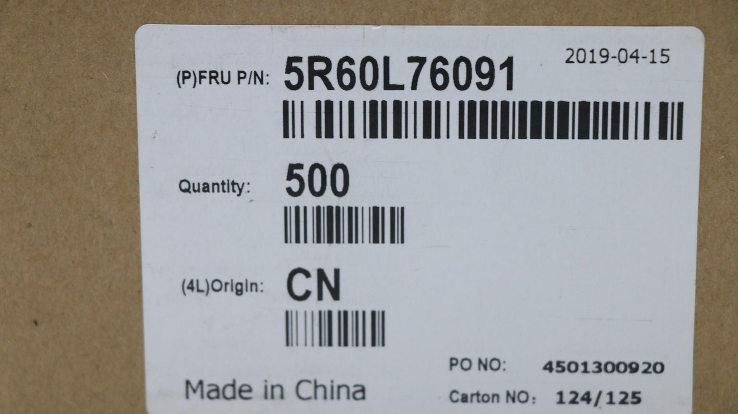 Lenovo (5R60L76091) Hardware Kit: Screws and Labels