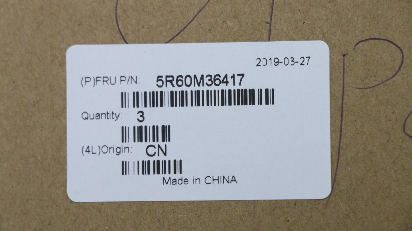 Lenovo Screw Rubber B 80U3 Black - 5R60M36417